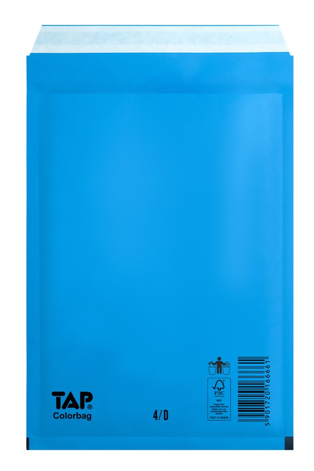 Koperta ochronna D/14 niebieska 200x275 [180x265] TAP ColorBag (5szt)